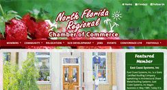Desktop Screenshot of northfloridachamber.com